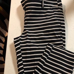 NWT Striped Cropped Marisa Petite Pants